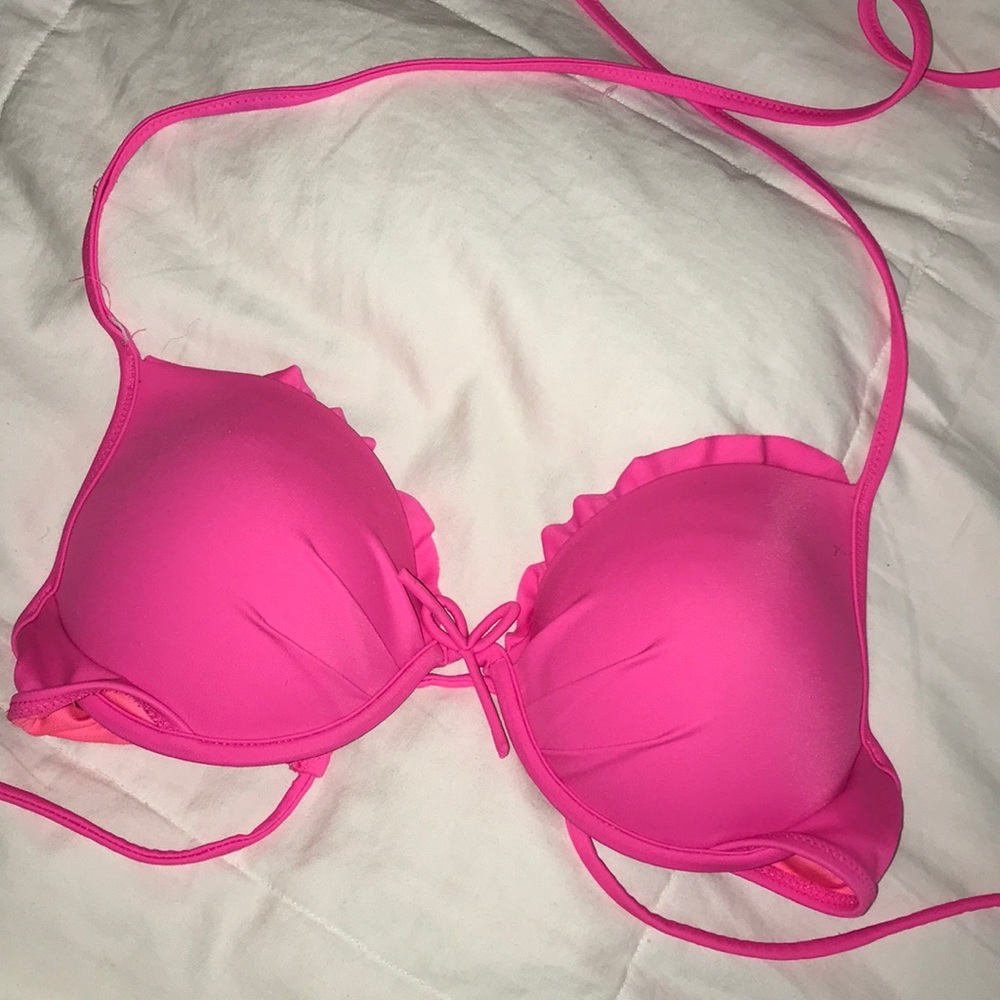 victoria’s secret pink bikini top
